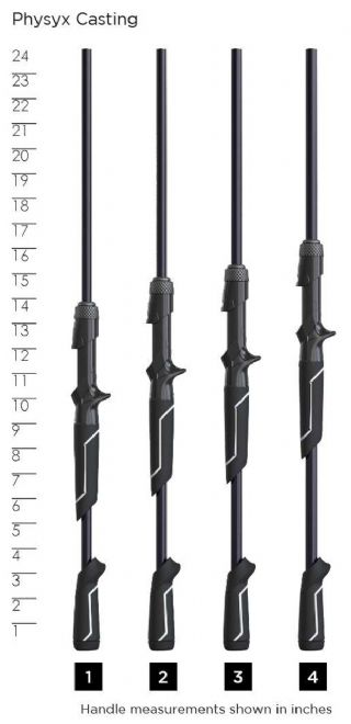 St Croix PHYSYX Casting Rod PHXC73MHF 8.8-28g - 